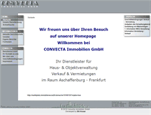 Tablet Screenshot of convecta-immobilien.de